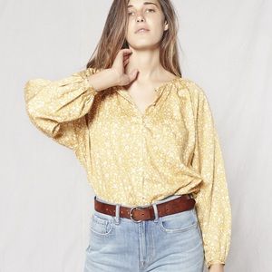 Yellow Outerknown Folk Top